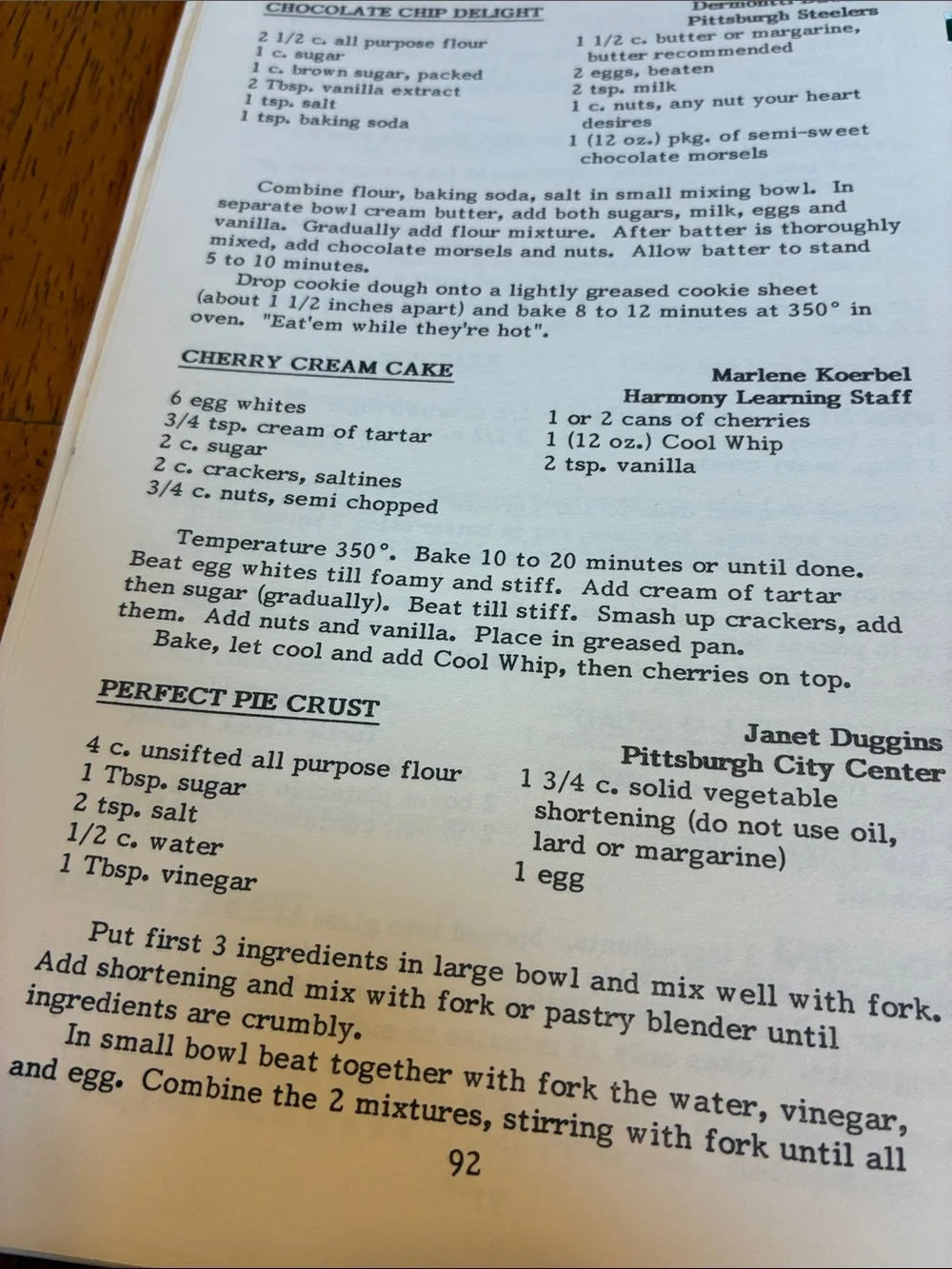 Three Vintage community cookbooks